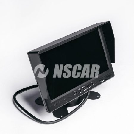 Готовый комплект для автошколы NSCAR 702: 4х канальный регистратор, квадратор, 7 камер, 7"монитор, микрофон, провода подключения
