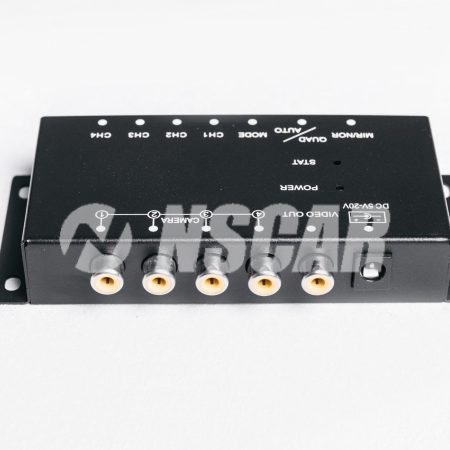 Готовый комплект для автошколы NSCAR 703: 4х канальный регистратор, квадратор, 7 камер, 4,3"монитор, микрофон, провода подключения