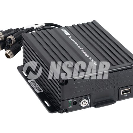 Автомобильный видеорегистратор NSCAR401 HDD+SD 4G+GPS+WiFi (4 канала, 720Р)