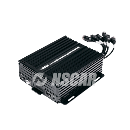 Автомобильный видеорегистратор NSCAR401 HDD+SD (4 канала, 720Р)