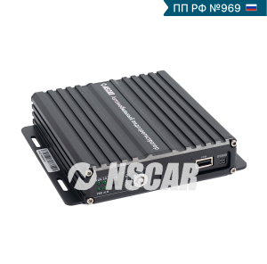 Автомобильный видеорегистратор NSCAR F864 ver.06 SD (4 канала, 1080P, сертификат 969)