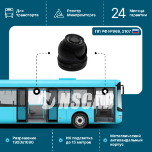 Автомобильная Видеокамера NSCAR FD317 ver.06