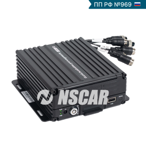 Автомобильный видеорегистратор NSCAR F864 ver.02 HDD+SD 4G+GPS/ГЛОНАСС