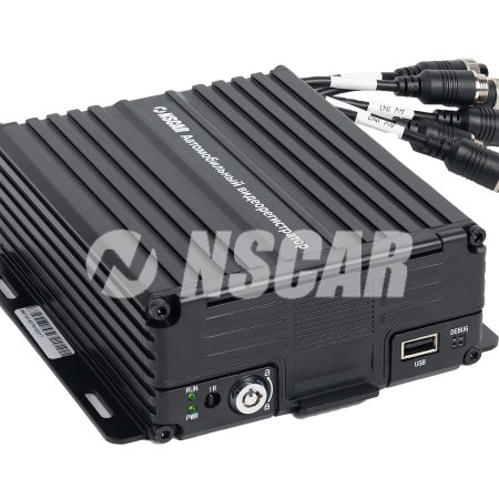 Автомобильный видеорегистратор NSCAR F864 ver.02 HDD+SD 4G+GPS+WiFi (4 канала, 1080P, сертификат 969)