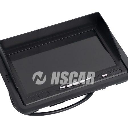 Парковочный комплект видеонаблюдения для автовоза NSCAR PK402 Full HD с функцией записи (4 видеокамеры + монитор 7'') — изображение 2
