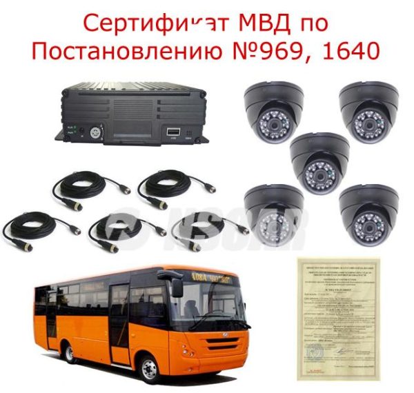 автомобильный комплект видеонаблюдения