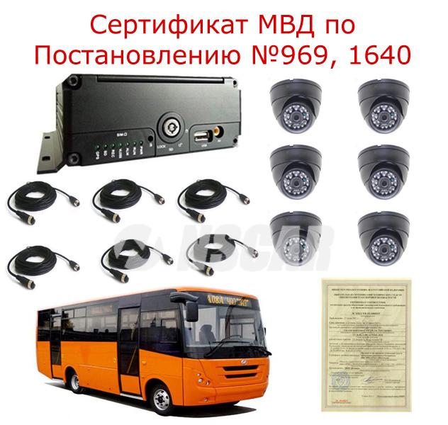 автомобильный комплект видеонаблюдения