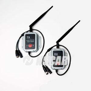 Комплект беспроводных передатчиков видео сигнала для AHD-камер разрешением 1080P, 720Р, 960H (4 PIN) NSCAR WR7 (до 200 метров)