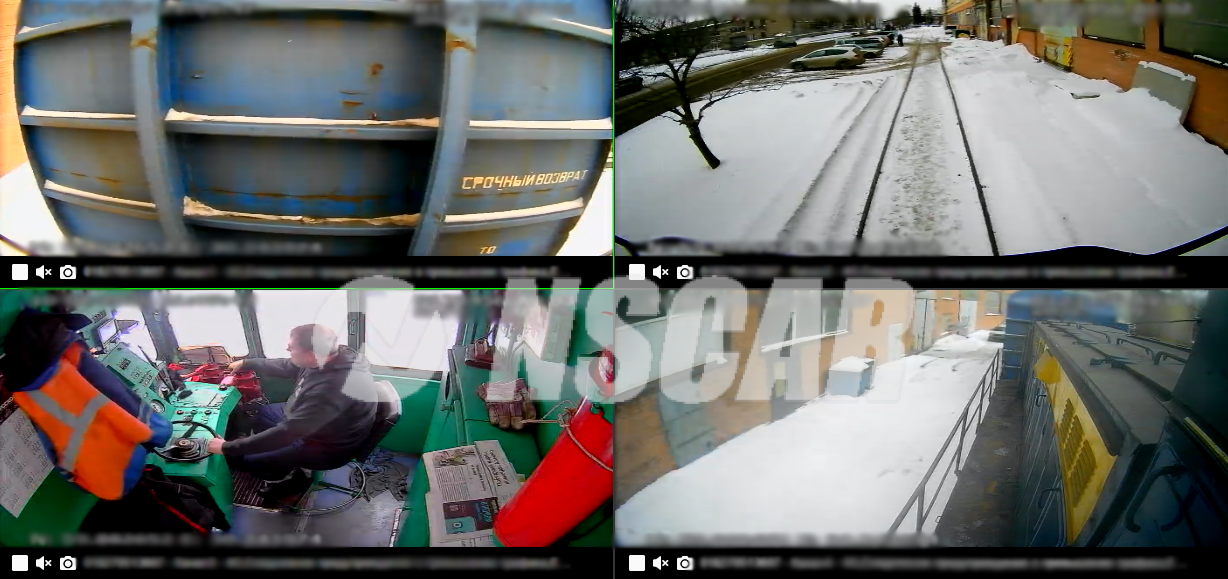 видео с камер онлайн-видеомониторинга в поезде