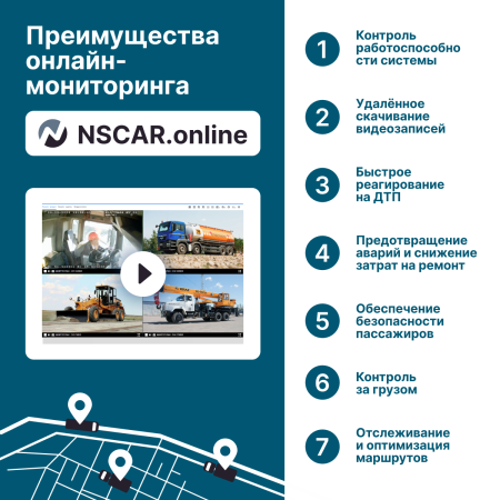 Комплект на 3 камеры NSCAR BUS301 FullHD_HDD с опциями 4G+GPS/Глонасс (по 969) — изображение 2