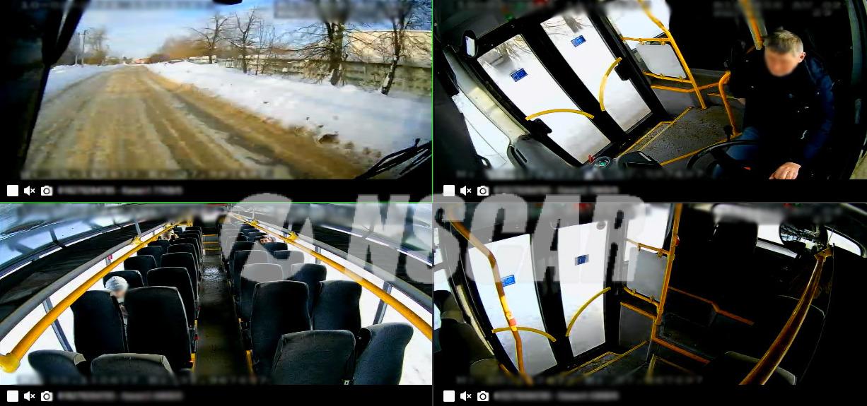 видео с камер онлайн-видеомониторинга в общественном транспорте