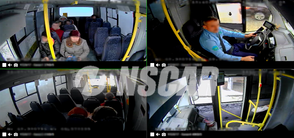 видео с камер онлайн-видеомониторинга в общественном транспорте