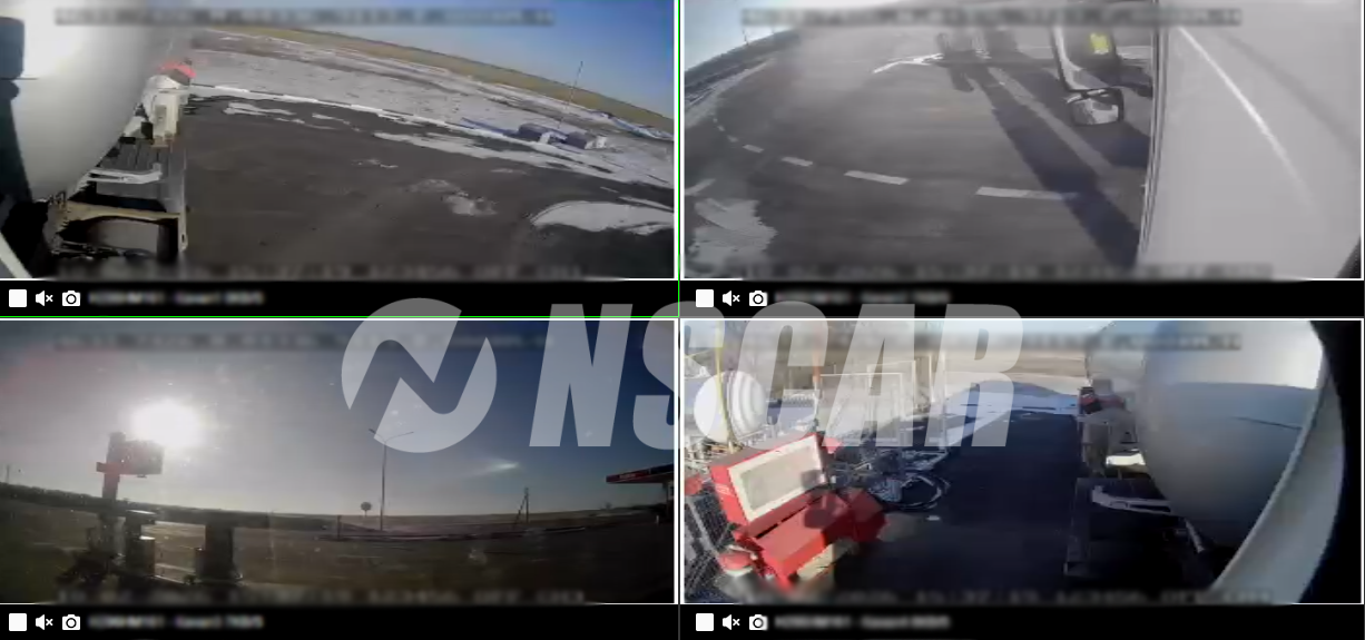видео с камер онлайн-видеомониторинга на опасном грузе