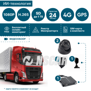 Комплект для грузового транспорта с системой ADAS-DSM