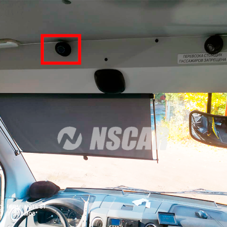 Комплект видеонаблюдения для школьного автобуса NSCAR (3 видеокамеры) FullHD_SD — изображение 5