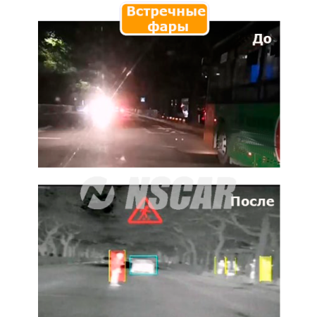Автомобильная камера видеонаблюдения ночного видения NSCAR — изображение 3