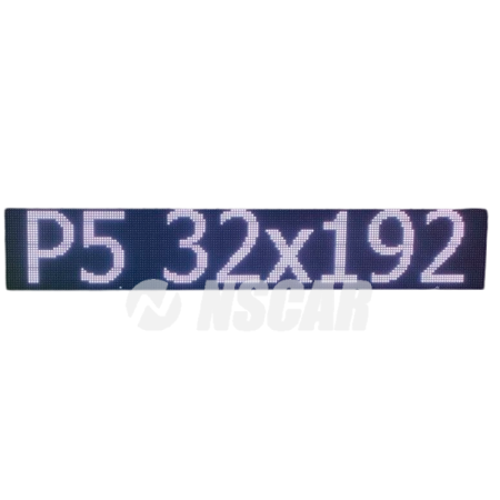 32х192, P5 Лобовое боковое табло