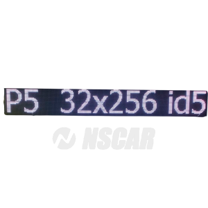 32х256, P5 Лобовое боковое табло
