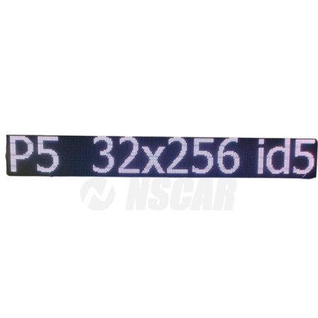 32х256, P5 Лобовое боковое табло