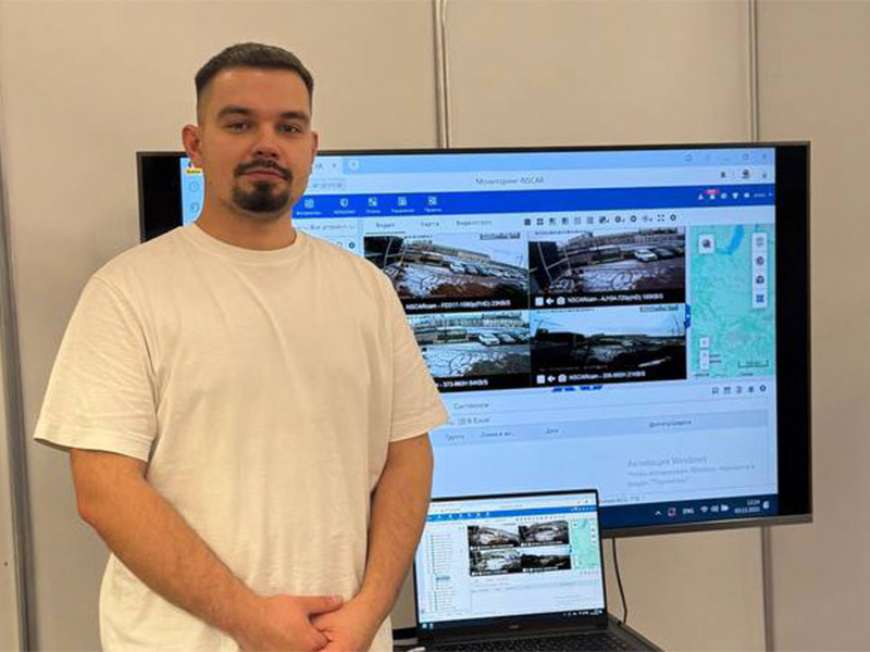 Сергей Нестеров на выставке Российский лес в Вологде