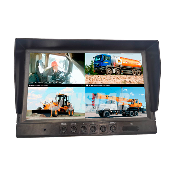 Комплект видеонаблюдения NSCAR для эвакуатора (4 видеокамеры + монитор 9`) ST49_SD — изображение 5