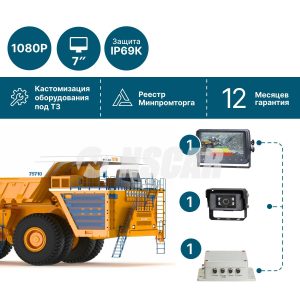 Система обнаружения препятствий NSCAR с радаром и камерой ST17 FullHD