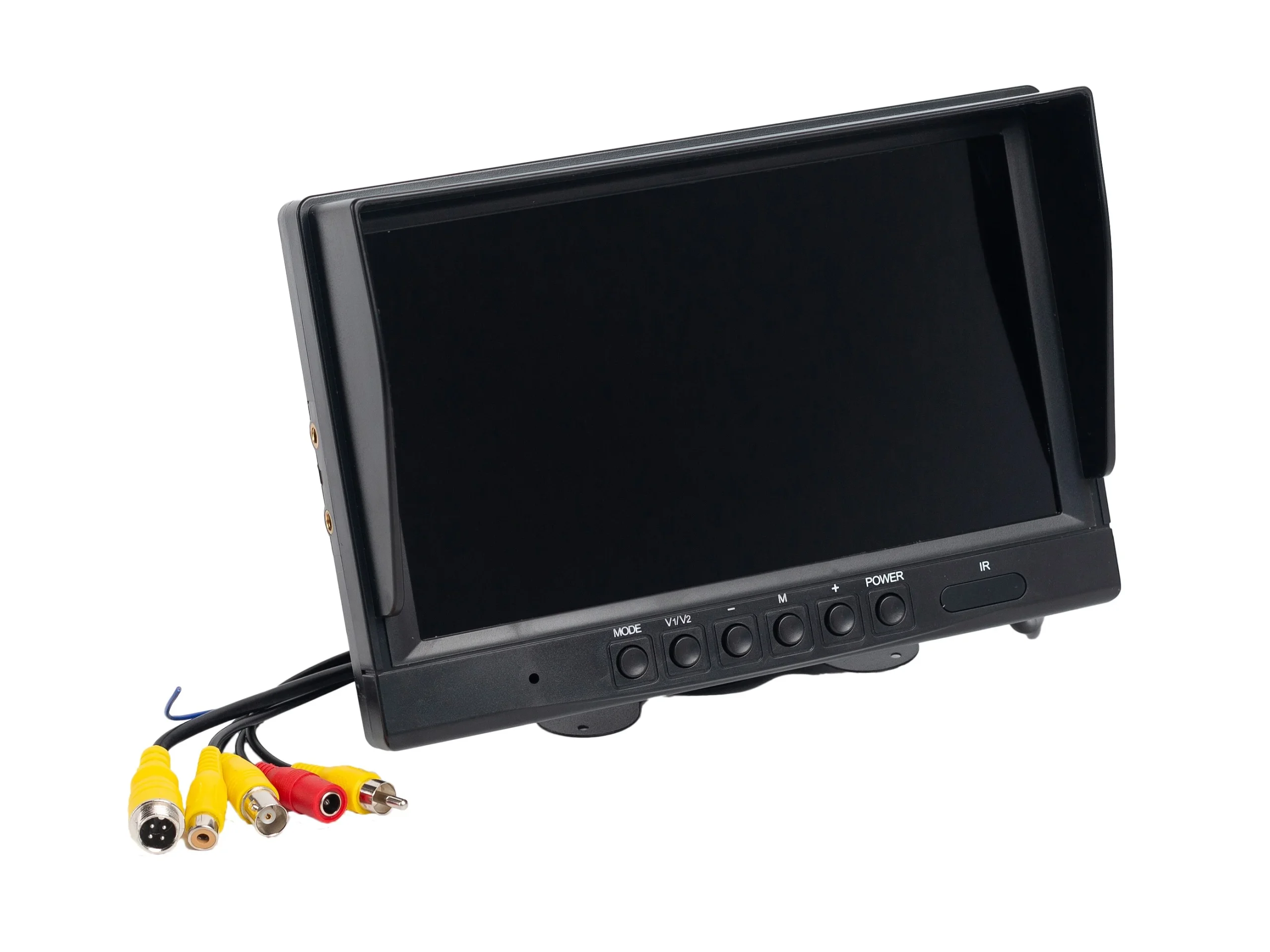 транспортный монитор для видеонаблюдения с разъемама