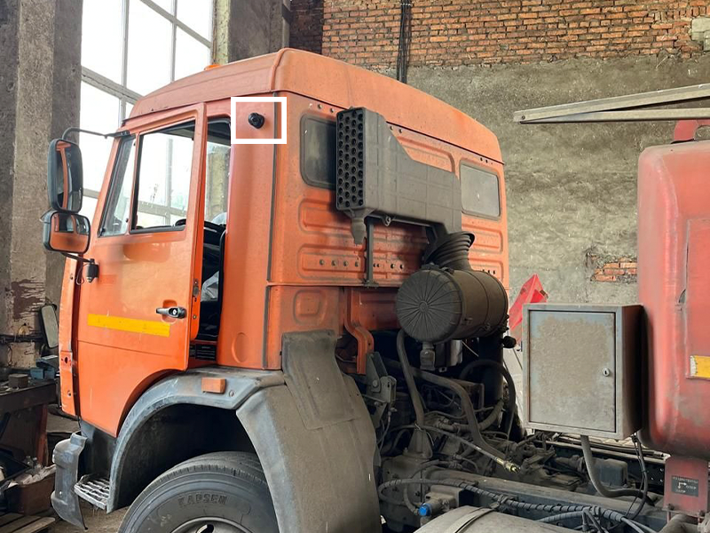 видеокамера NSCAR FD317 ver.06 на кабине снаружи