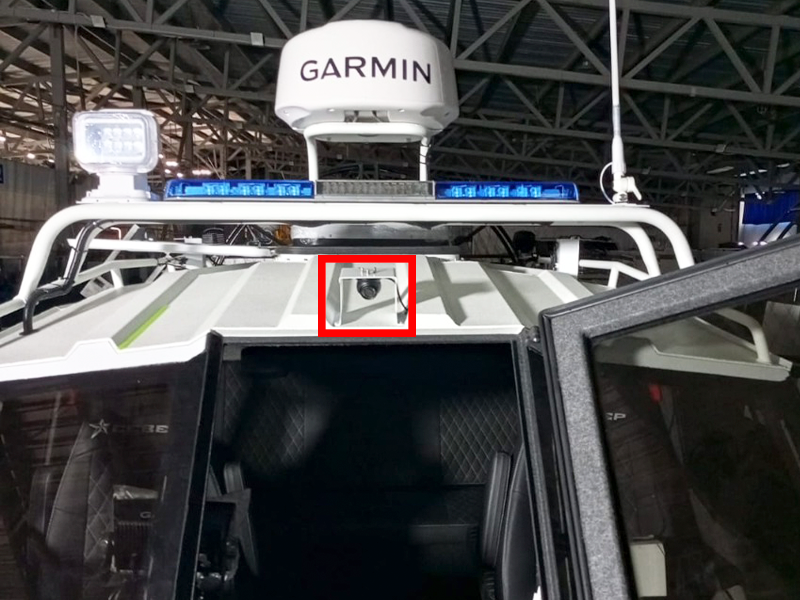 видеорегистратор установлен в рубке капитана