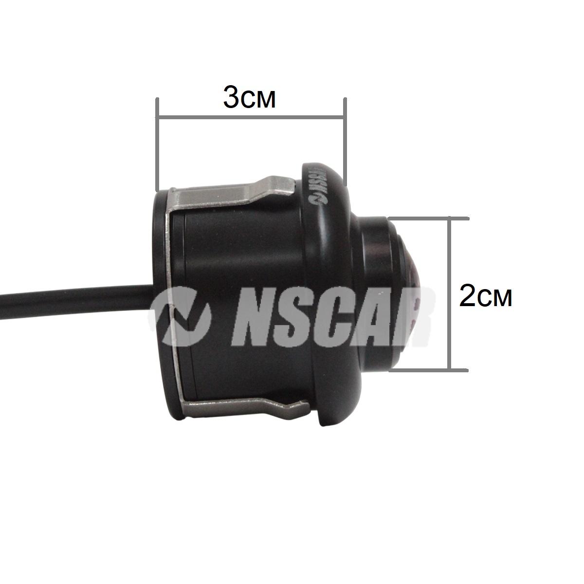 Автомобильная видеокамера NSCAR FD317 ver.28 - размеры