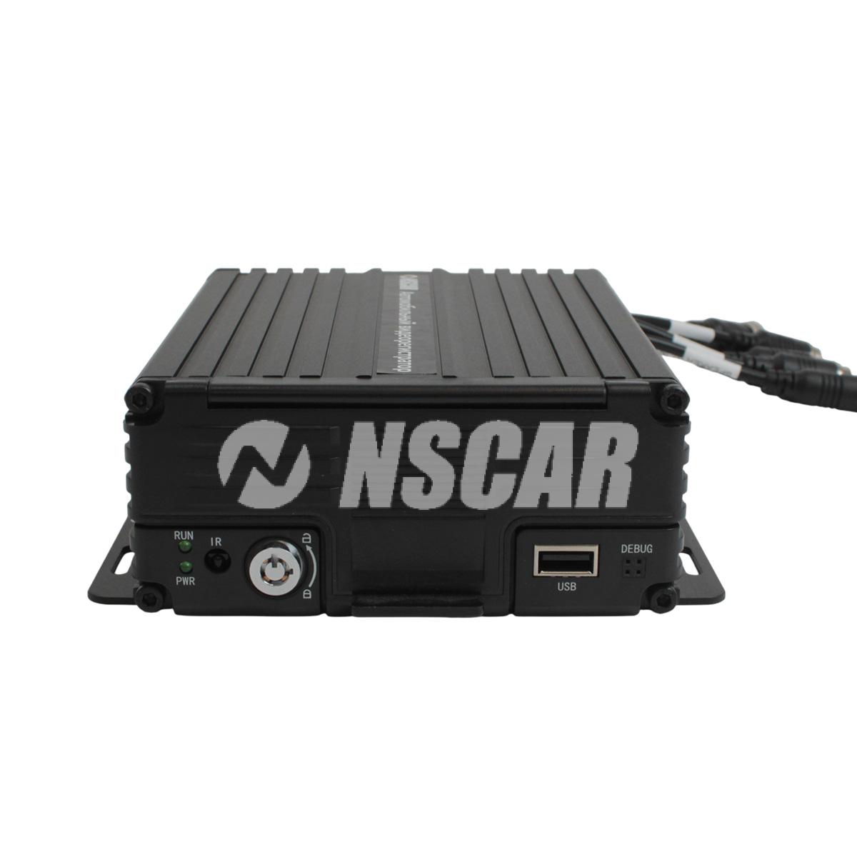 Автомобильный регистратор NSCAR401_HDD+SD GPS/Глонасс - вид спереди