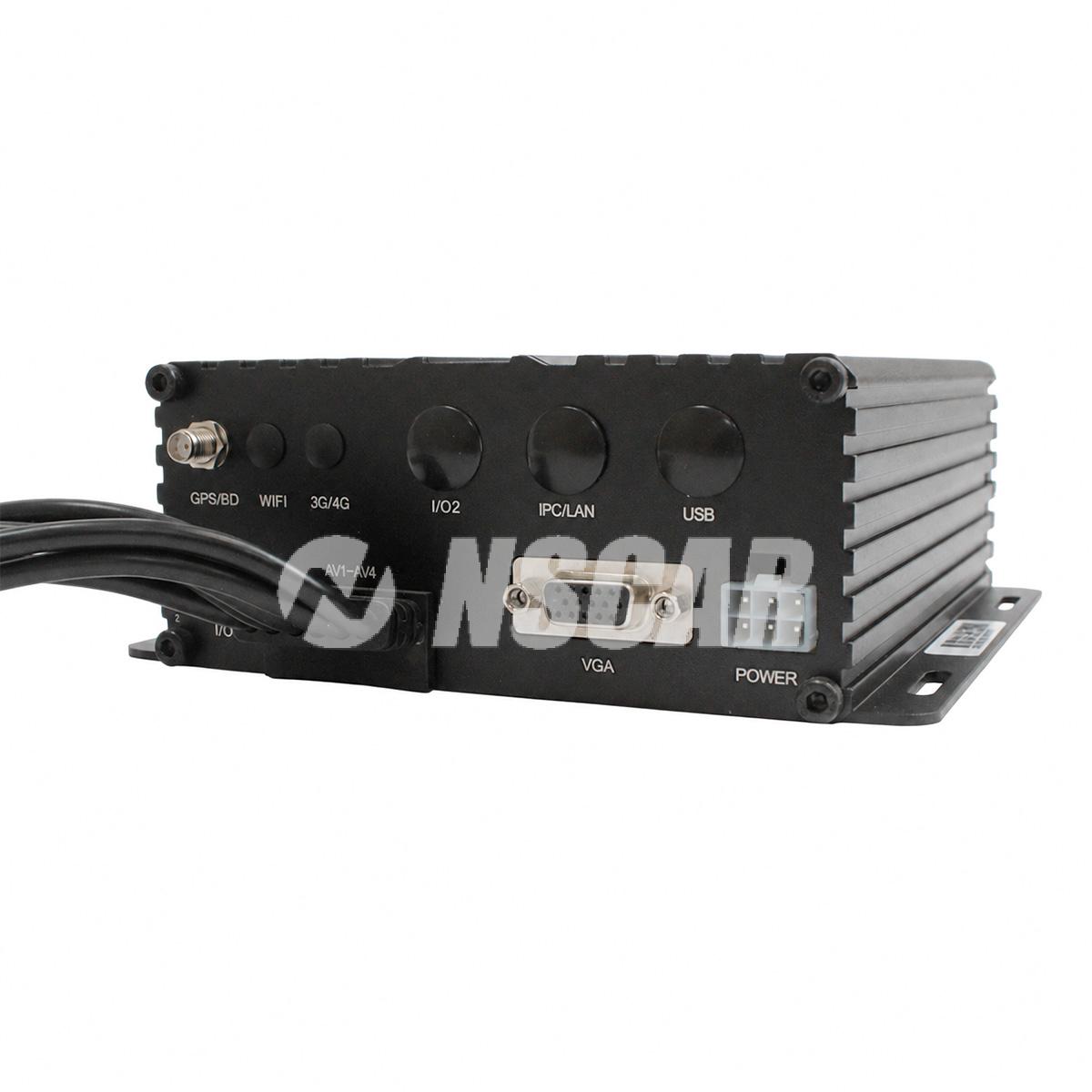 Автомобильный регистратор NSCAR401_HDD+SD GPS/Глонасс - задняя панель