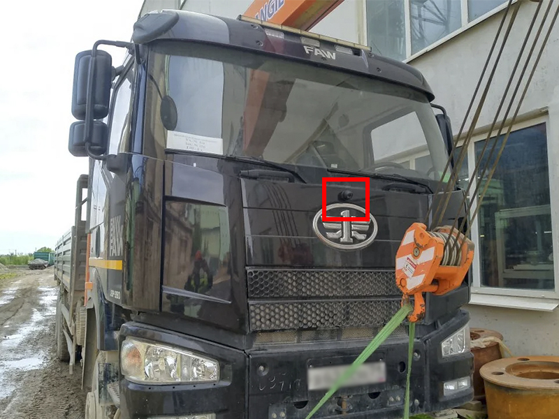 Камера NSCAR установленная снаружи кабины манипулятора